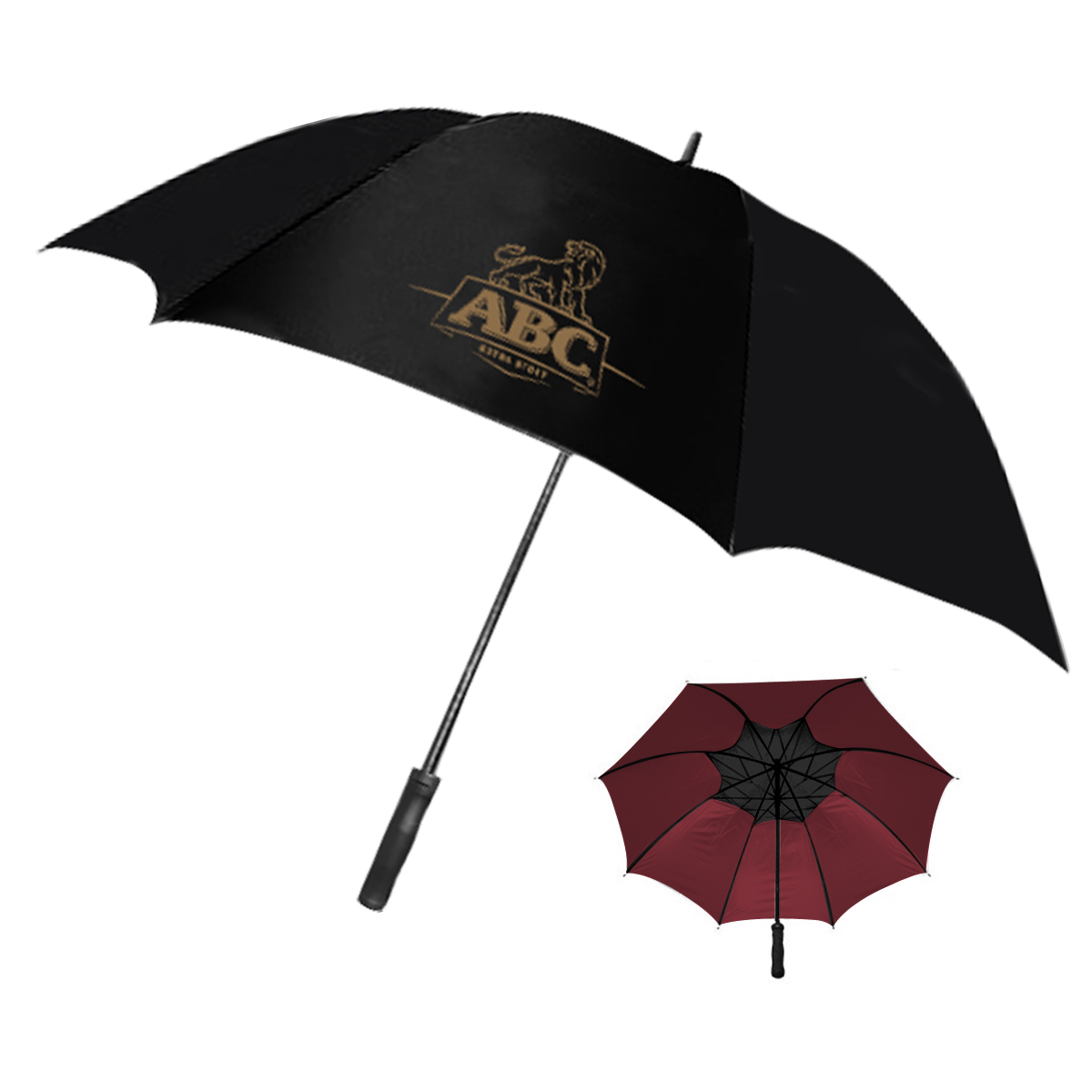 Auto Open Double Layer Golf Umbrella